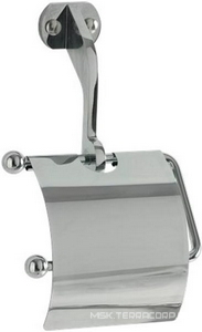 Держатель для т/б, с крышкой, (цв.хром),  ZZ Kerasan Waldorf 742190