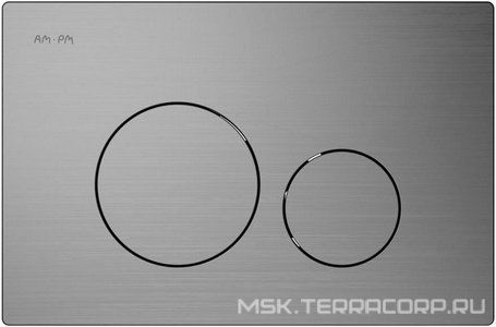 Клавиша смыва для инсталляции арт. I012704, пневматическая, цв. никель матовый AMPM Универсал I049031