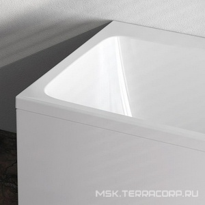 Ванна акриловая  180x80 см, без каркаса и слива-перелива AMPM FUNC W84A-180-080W-A