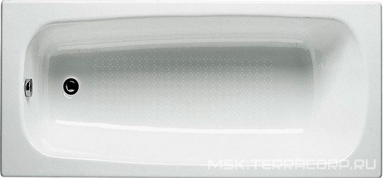 Ванна Континенталь 150х70 чугунная, БЕЗ ножек ZZ