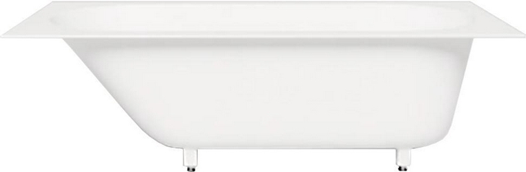 Ванна 178х80хh60cм, литой камень Solid Surface цв.белый матовый, литые ножки, LOFO