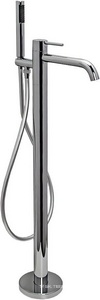 Смеситель для ванны, напольный, однорычажный, с душевым гарнитуром, цв. хром ZZ AVS SLIMMER 811-112-CR