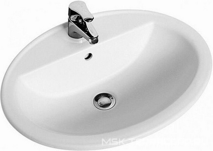 Раковина встраиваемая сверху 560*47.5 мм, с отверстием под смеситель KL Roca Adora 327203000 (7.3272.0.300.0)