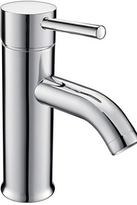 Смеситель для раковины, без донного клапанана, хром ZZ Bravat slim TF1332366CPRUS