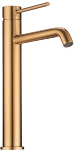 Смеситель для раковины, высокий, без д/к, (цв.золото),  ZZ Swedbe Select 2715GO