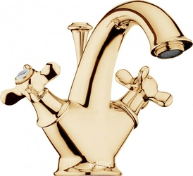 Смеситель Webert Ottocento OT700102010 золото, для раковины| 14x15x15