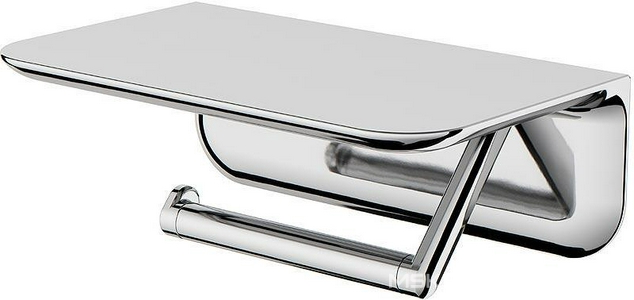 Держатель для туалетной бумаги без крышки, настенный, хром,  ZZ AMPM Sensation A30341500