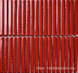 Mosaic 1.5х14.5 Y15FW36 Красный матовый 29.4х31.3
