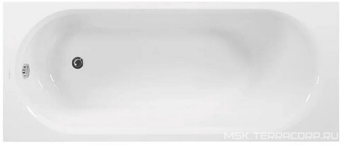 Ванна прямоугольная 175x70xh45см, без панели и каркаса, (акрил цв.белый), Kasandra ZZ Vagnerplast kasandra VPBA175KAS2X-04
