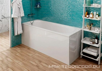 Ванна прямоугольная 175x70xh45см, без панели и каркаса, (акрил цв.белый), Kasandra ZZ Vagnerplast kasandra VPBA175KAS2X-04