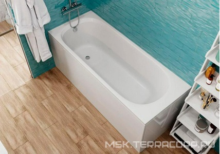 Ванна прямоугольная 175x70xh45см, без панели и каркаса, (акрил цв.белый), Kasandra ZZ Vagnerplast kasandra VPBA175KAS2X-04