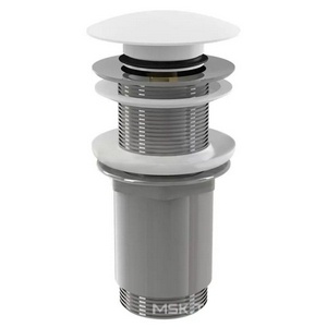 Донный клапан для раковины, Up&Down, для всех раковин,КРОМЕ Armonia, Alda, Gloria 312,(крышка слива литой камень S-Sense цв.белый глян)D 501 Salini Salini Универсал 16121WG