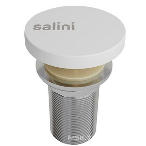 Донный клапан для раковины, Up&Down, ТОЛЬКО ДЛЯ РАКОВИН Armonia, Gloria 11, (крышка слива литой камень S-Stone мат.цв.RAL9011), D 502 ZZ Salini Универсал 16231RM  / RAL9011 Graphite black (Черный матовый)