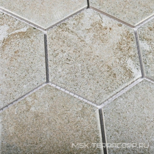 Мозаика Bonaparte Мозаика керамогранитная Agate Grey ZZ 25,6x29,55