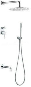 Смеситель для ванны и душа Uno 464-2-CR С ВНУТРЕННЕЙ ЧАСТЬЮ, цв. хром, ZZ Boheme UNO 464-2-CR