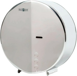 Диспенсер для туалетной бумаги , 268х265х135 мм, круглый антивандальный, хром ZZ Nofer Nofer 05046.B.