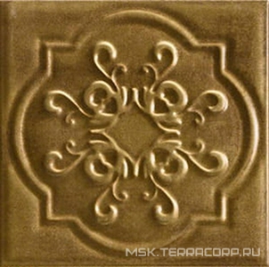 Керамическая плитка для стены Mainzu Metal Tiles Relief Gold  20x20 n163722