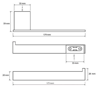 Держатель для т/б, (цв. черный матовый),  ZZ Bemeta Nero 135012020