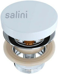 Донный клапан для раковины, Up&Down, ДЛЯ РАКОВИН Alda, Marea, Luce, (крышка слива литой камень S-Stone цв.RAL7032 матовый), D 504 Salini ZZ Salini Универсал 16232RM / RAL7032 Pebble grey (Галечный серый мат)