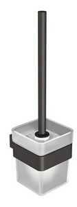 Ершик подвесной , с держателем, колба стекло матовое, цв.графит ZZ Lemark SMOOTH LINE 9766021