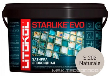 Затирка Starlike EVO NATURALE S.202  2,5 кг. ZZ