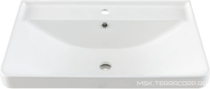 Раковина накладная 70 см, для мебели , цв. белый Aquanet Вега 301804