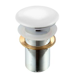 Донный клапан для раковины, (цв.белый), Melana ZZ