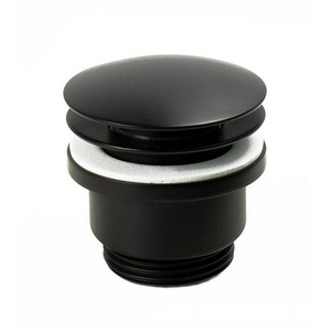 Смеситель для биде, донный клапан Click/Clack в комплекте, цв. черный ZZ Lemark Bronx LM3708BL