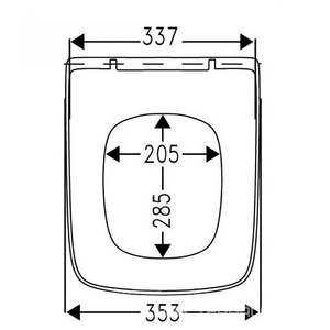Крышка-сидение тонкое с микролифтом для унитаза  (НЕ ПРОДАЕТСЯ БЕЗ УНИТАЗА) KL Roca Gap 801472001