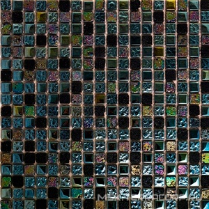 Мозаика Мозаика DGS030 (чип 25x25) 30х30 Мастера Керамики Glass DGS030