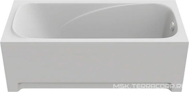 Ванна акриловая Кварта 180х80 см (БЕЗ каркаса n148446 и сифона 19649), ZZ Bas Kvarta В 00017