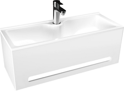 Раковина  S 60 см с полотенцедержателем, цвет белый 1Marka Tiny У84220