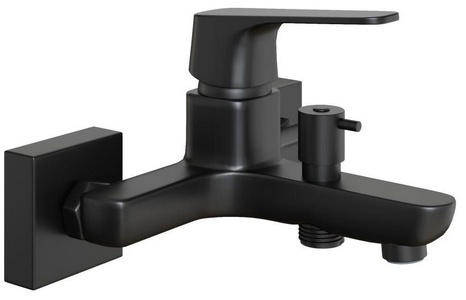 Смеситель для ванны без аксессуаров, цвет черный  ZZ Paini Bari RTY0111