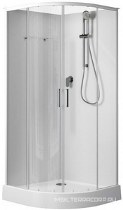 Passion EVO Стекла фронтальные для душевой кабины 1/4 круга 900х900  мм, стекло- прозрачное ZZ Aquanet passion 00258800