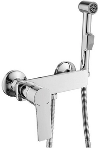 Смеситель с гигиеническим душем,цвет хром Rossinka RS27 RS27-52