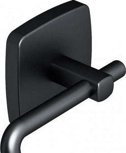 Держатель для туалетной бумаги без крышки, настенный, цвет черный,  ZZ AMPM Gem A9034122