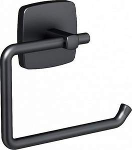 Держатель для туалетной бумаги без крышки, настенный, цвет черный,  ZZ AMPM Gem A9034122