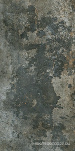 Керамогранит для пола и стены Pamesa Rusty Metal  Coal Luxglass 60x120 Rec. 050.869.0298.11903