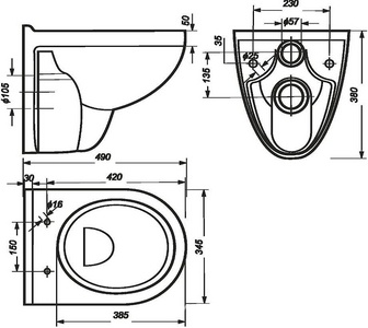 Унитаз подвесной Best Luxe, крышка микролифт в компл., цв белый Sanita Luxe best luxe WC.WH/Best/DM/WHT.G/S1 / BSTSLWH0104