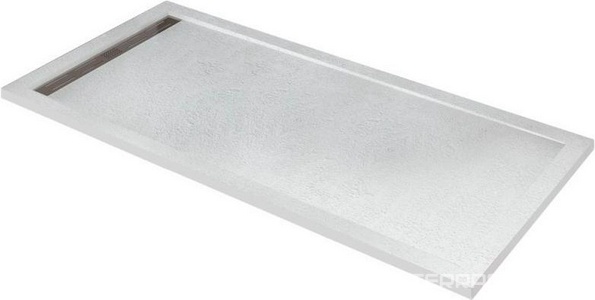 Поддон 1200х800хh30мм, прямоугольный, без ножек, экрана, сифона, (искуственный мрамор цв.белый), Cezares ZZ Cezares Универсал TRAY-AS-AH-120/80-30-W