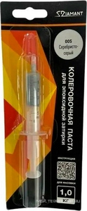 Паста колер. д/ эпокс. затирки  "Диамант" 1кг 005 серебристо-серый Антураж Диамант Color n149988