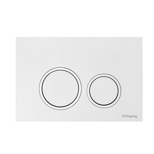 К-т д/установки подвесн.унитаза,(застен.модуль, крепёж, прокладка звукоиз,панель 2-го смыва пластик цв.БЕЛЫЙ глян.,контур клавиш хром), R XX Tece TECEspring K955103