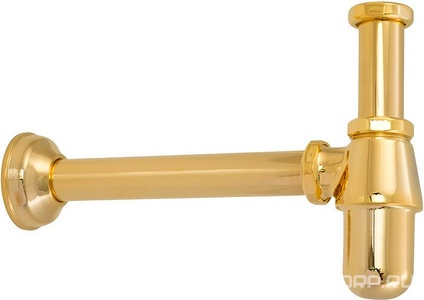 Сифон для раковины бутылочный, 1 1/4, (металл цв.золото), Migliore ZZ Migliore Универсал 17935