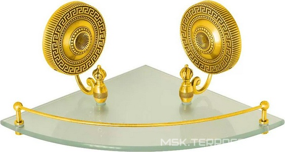 Полка угловая  (цвет золото),  ZZ Migliore Monte Carlo 28078