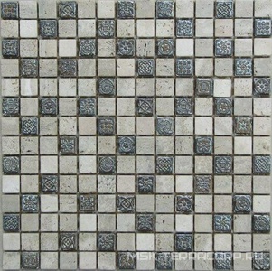 Мозаика Milan-1 (20x20x7) 30,5x30,5 Bonaparte Мозаика из натурального камня n156713