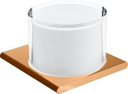 Дозатор настенный (хрусталь матовый, держатель цв.бонза шлифованная),  ZZ Keuco Edition 400 11552 039000