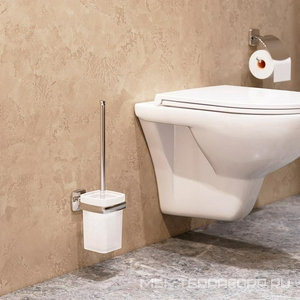 Ерш настенный, хром/стекло, хром,  AMPM Gem A9033400