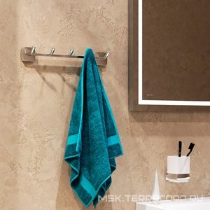 Планка с 5-ю крючками, хром,  AMPM Gem A9035900