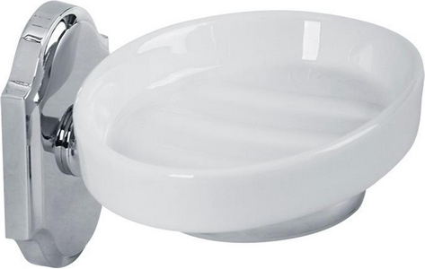 Мыльница настенная, хром/керамика XX Veragio Stanford VR.STD-7750.CR