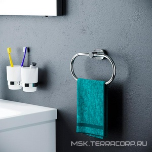 Полотенцедержатель-кольцо, хром,  AMPM Sense L A7434400